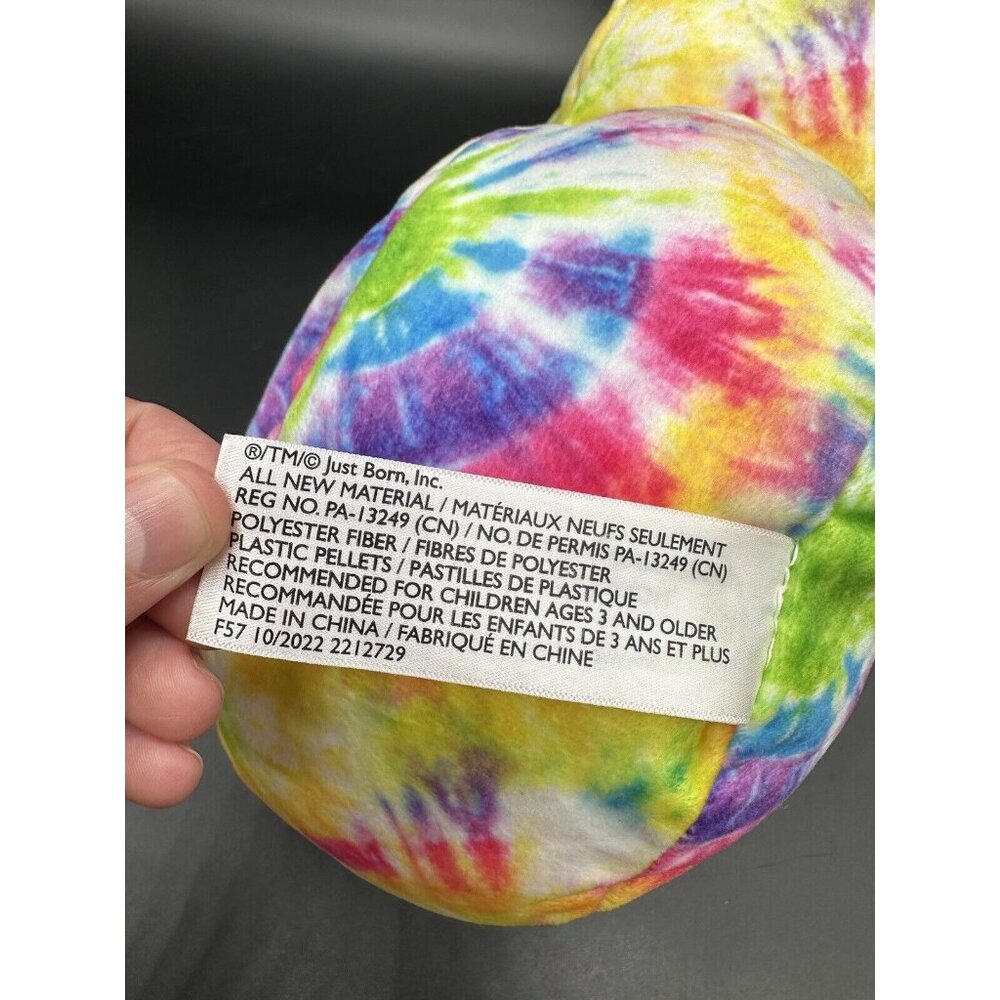 PEEPS Retro Tie Dye Easter Bunny Rabbit Plush Stuffed Animal 2023 Just born 17” - Picture 8 of 14